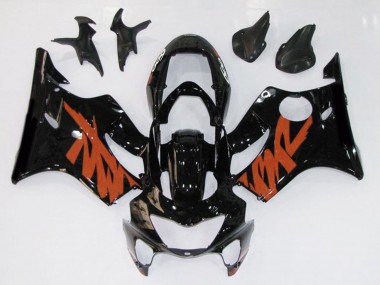 1999-2000 Gloss Black & Orange Honda CBR600 F4 Motorcycle Fairings Australia