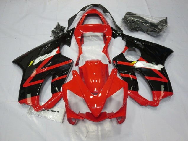 2001-2003 Black Red and Yellow i Honda CBR600 F4i Motorcycle Fairings Australia