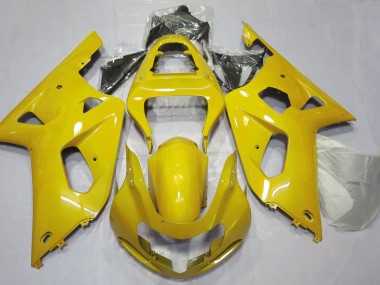 2001-2003 Bright Yellow Suzuki GSXR 600-750 Motorcycle Fairings Australia