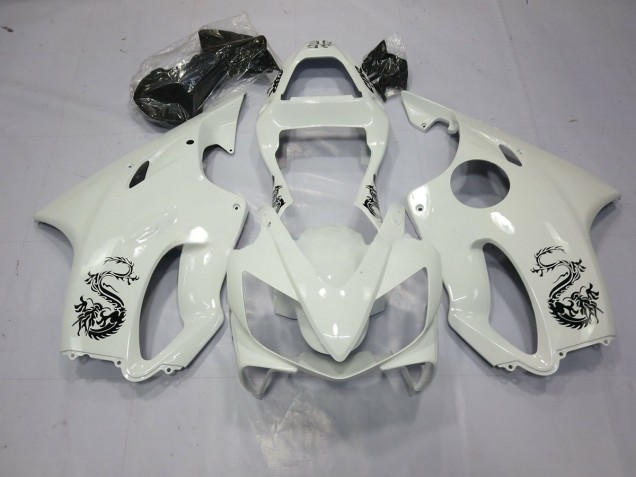 2001-2003 Dragon White Honda CBR600 F4i Motorcycle Fairings Australia