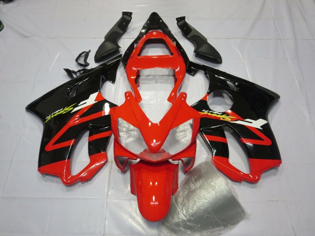 2001-2003 Gloss Black and Red Honda CBR600 F4i Motorcycle Fairings Australia