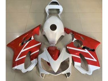 2001-2003 Gloss White and Red Honda CBR600 F4i Motorcycle Fairings Australia