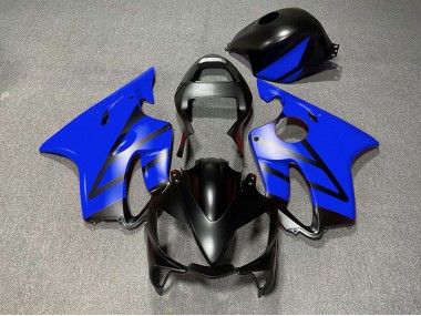 2001-2003 Matte Black and Blue Honda CBR600 F4i Motorcycle Fairings Australia