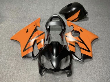 2001-2003 Matte Black and Orange Honda CBR600 F4i Motorcycle Fairings Australia