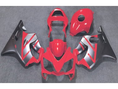 2001-2003 Red and Matte Silver Honda CBR600 F4i Motorcycle Fairings Australia