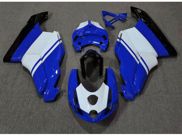 2003-2004 Gloss Blue & White Ducati 749 999 Motorcycle Fairings Australia