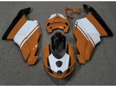 2003-2004 Gloss Orange & White Ducati 749 999 Motorcycle Fairings Australia