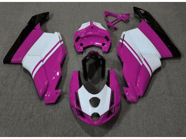 2003-2004 Gloss Pink & White Ducati 749 999 Motorcycle Fairings Australia