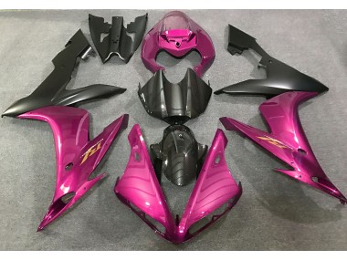 2004-2006 Hot Pink and Carbon Style Yamaha R1 Motorcycle Fairings Australia