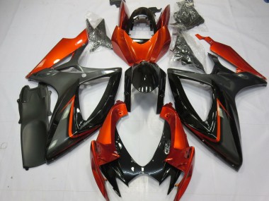 2006-2007 Burnt Orange and Grey Suzuki GSXR 600-750 Motorcycle Fairings Australia