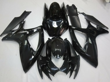 2006-2007 Gloss Black Suzuki GSXR 600-750 Motorcycle Fairings Australia