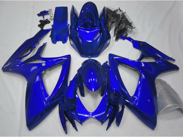 2006-2007 Gloss Blue Plain Suzuki GSXR 600-750 Motorcycle Fairings Australia