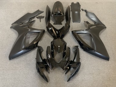 2006-2007 Gloss and Matte Black Suzuki GSXR 600-750 Motorcycle Fairings Australia