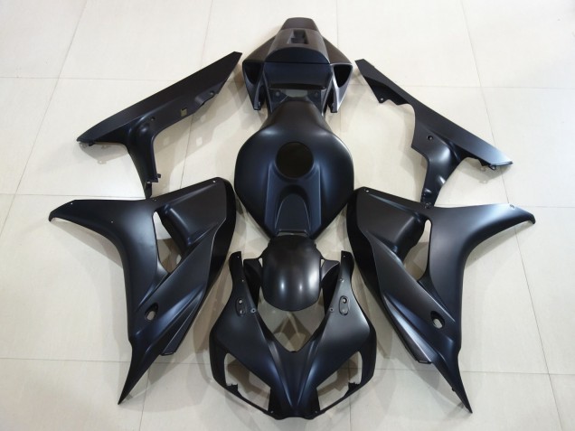 2006-2007 Plain Matte Black Honda CBR1000RR Motorcycle Fairings Australia