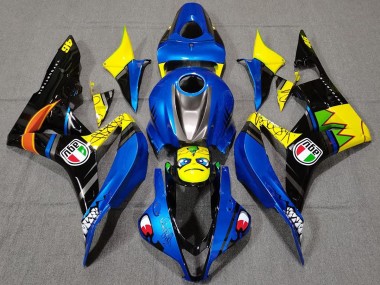 2007-2008 Blue Shark Honda CBR600RR Motorcycle Fairings Australia