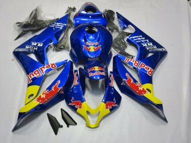 2007-2008 Deep Blue Red Bull Honda CBR600RR Motorcycle Fairings Australia