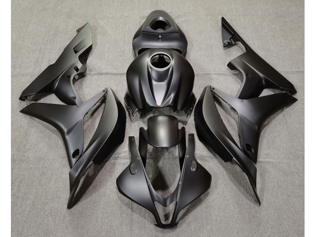 2007-2008 Plain Matte Black Honda CBR600RR Motorcycle Fairings Australia