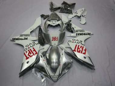 2007-2008 Silver Fiat Yamaha R1 Motorcycle Fairings Australia