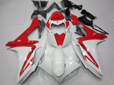 2007-2008 White Red custom Yamaha R1 Motorcycle Fairings Australia