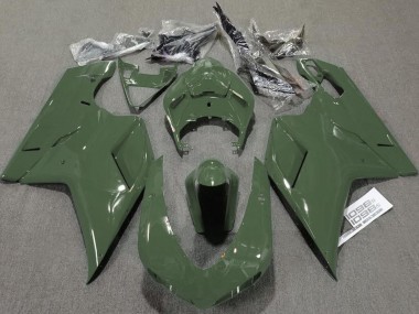 2007-2012 Army Green Gloss Ducati 848 1098 1198 Motorcycle Fairings Australia