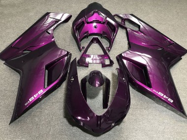 2007-2012 Deep Pink Ducati 848 1098 1198 Motorcycle Fairings Australia