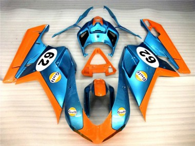 2007-2012 Matte Gulf Ducati 848 1098 1198 Motorcycle Fairings Australia