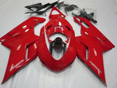 2007-2012 OEM Style Gloss Red Ducati 848 1098 1198 Motorcycle Fairings Australia