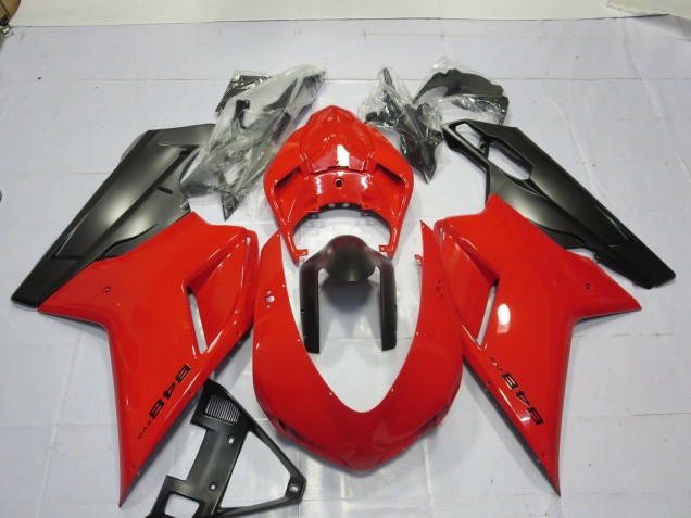 2007-2012 Red Ducati 848 1098 1198 Motorcycle Fairings Australia