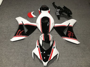 2008-2011 Gloss White Red and Black Honda CBR1000RR Motorcycle Fairings Australia