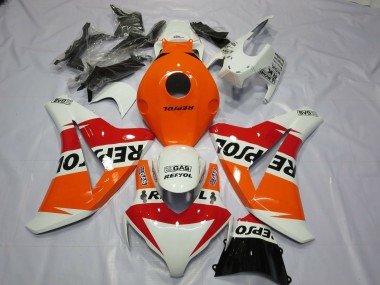 2008-2011 White Repsol Design Honda CBR1000RR Motorcycle Fairings Australia