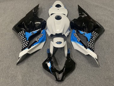 2009-2012 Black Blue and White Honda CBR600RR Motorcycle Fairings Australia