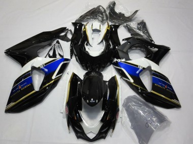 2009-2016 Blue and Gold Suzuki GSXR 1000 Motorcycle Fairings Australia