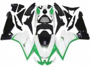 2010-2015 Gloss White & Green Aprilia RSV4 1000 Motorcycle Fairings Australia