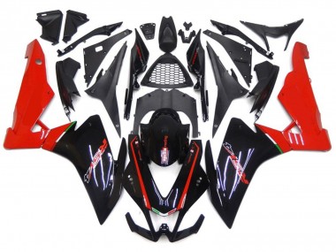 2010-2015 Red and Black Aprilia RSV4 1000 Motorcycle Fairings Australia