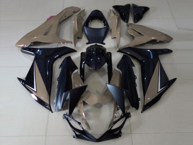 2011-2020 Gloss Brown and Black Suzuki GSXR 600-750 Motorcycle Fairings Australia