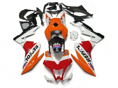 2012-2015 Repsol White and Red Aprilia RS4 125 Motorcycle Fairings Australia