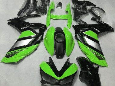 2015-2018 Bright Green Yamalube Yamaha R3 Motorcycle Fairings Australia