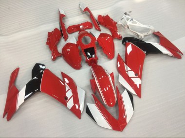 2015-2018 Red and White Gloss Yamaha R3 Motorcycle Fairings Australia