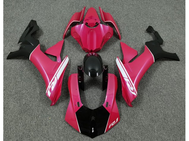 2015-2019 Hot Pink and Black Yamaha R1 Motorcycle Fairings Australia