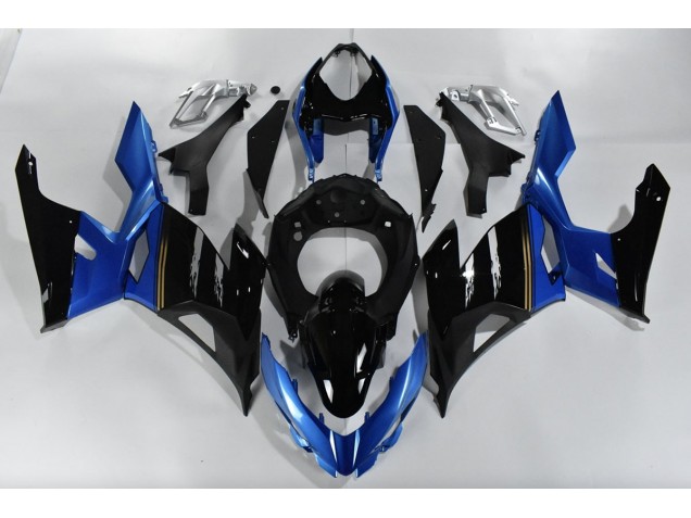 2018-2020 Blue and Black Kawasaki Ninja 400 Motorcycle Fairings Australia