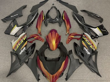 2018-2020 Liquid Orange and Gray Kawasaki Ninja 400 Motorcycle Fairings Australia