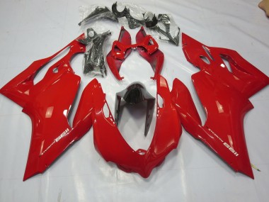 Plain Gloss Red Ducati 1199 Motorcycle Fairings Australia